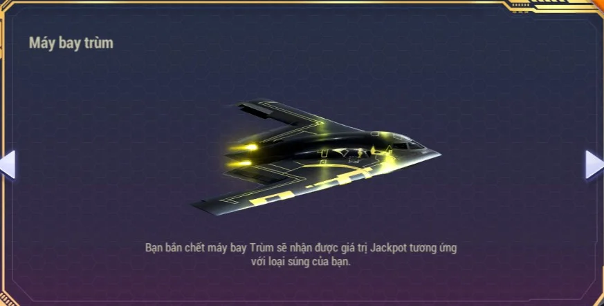 Máy bay trùm trong Xuất Kích – bắn hạ boss để nhận jackpot tương ứng