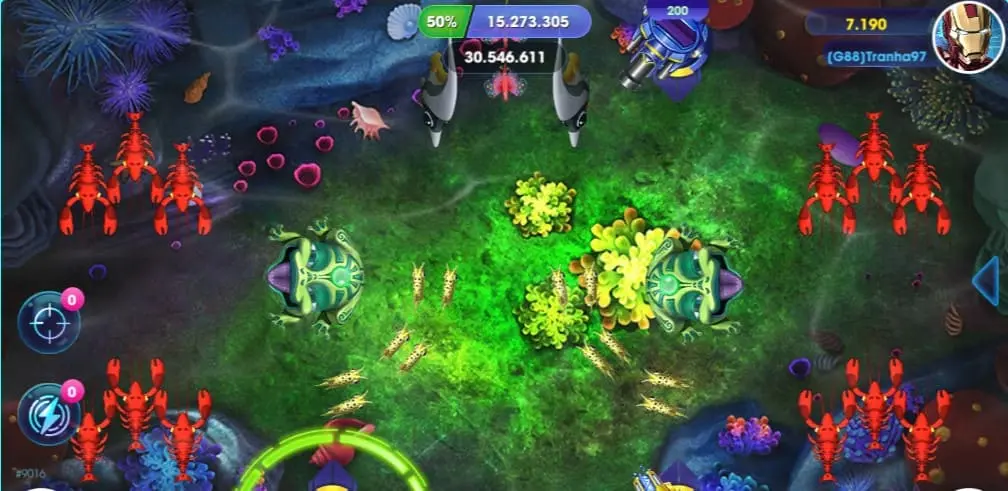Game bắn cá với giao diện sinh động